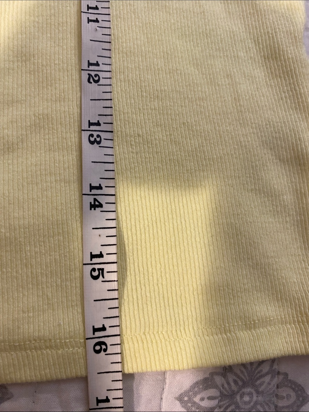 PacSun Lemon Ribbed Crop Tank - Picture 5 of 5